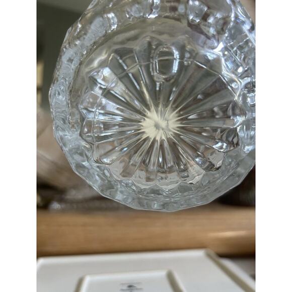 24% Lead Cristal D'arques Garanti Bretagne Water Pitcher France Barware Home - Picture 12 of 12